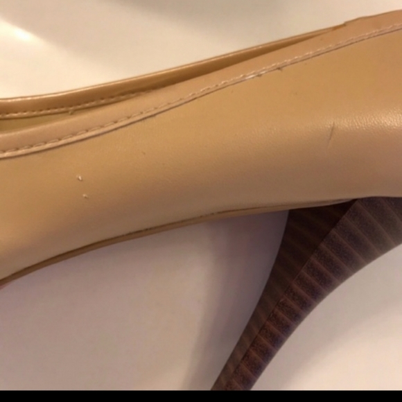 Paris Hilton open Toe Platform Pumps Size 7.5 - Picture 5 of 6